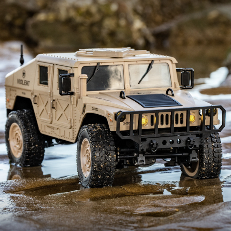 1:14 Alloy Climbing Military Remote Control Truck-JJY32