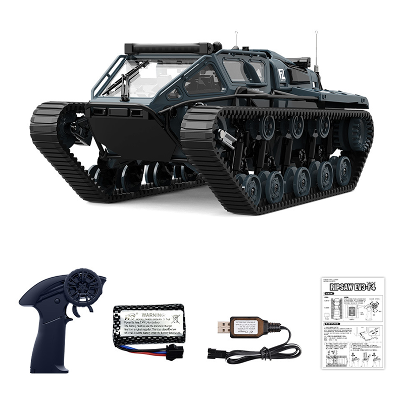 1/12 Military Tracked Off-Road Remote Control Tank - JJY38