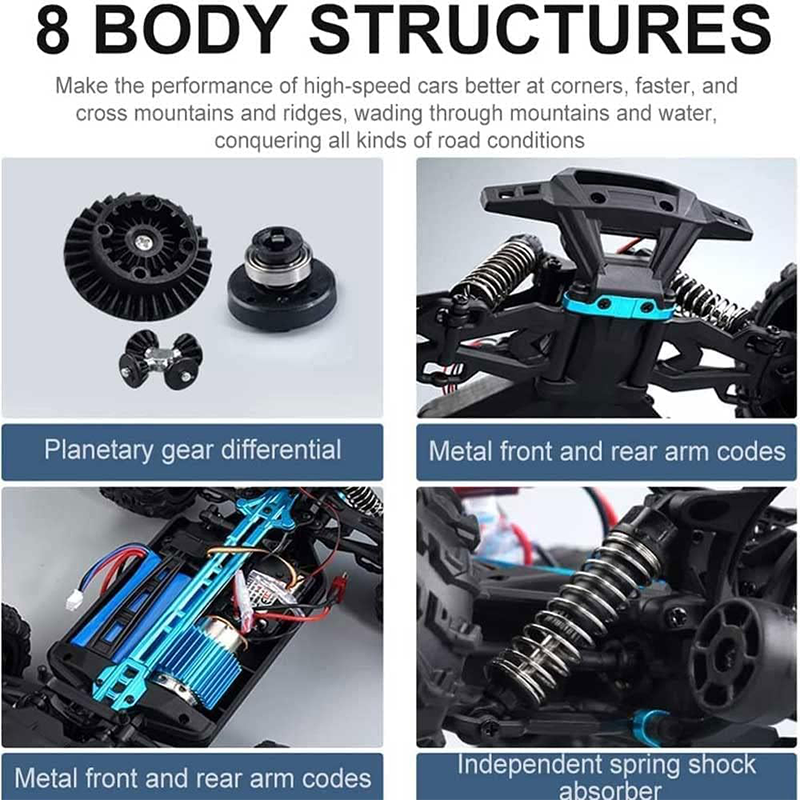 1:16 4WD Off-Road Remote Control High-Speed Car - SGY37