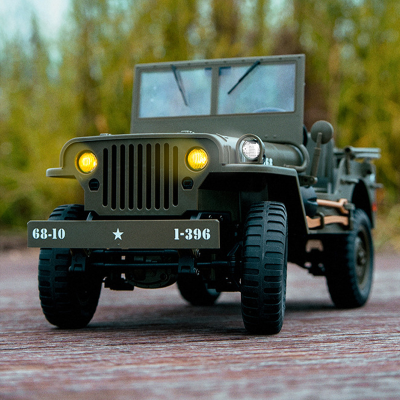 1/10 scale Willys military rock climbing remote control truck-JJY37