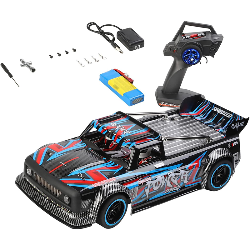 1:10 scale 3650 brushless metal chassis remote control racing car, 60 km/h - WLY4