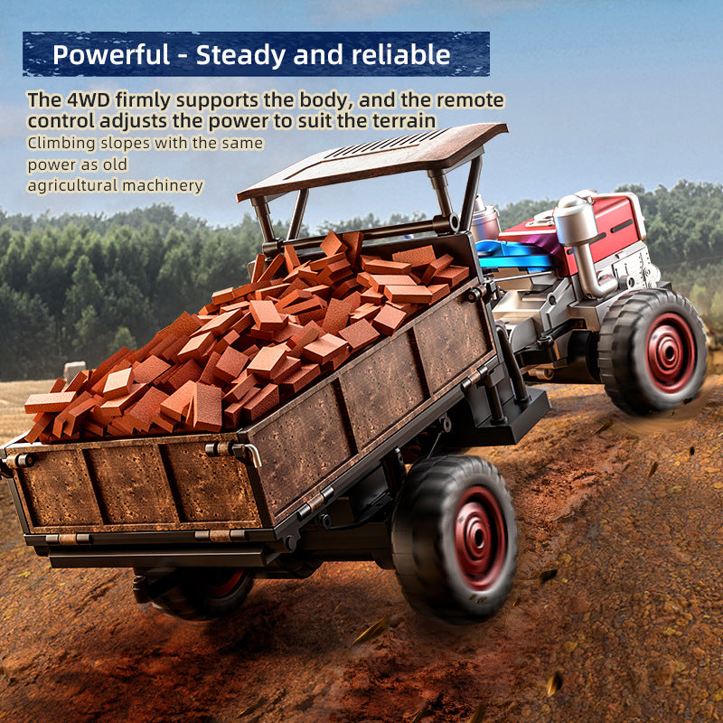 1/18 scale full-scale simulated tractor crawler - JJY40