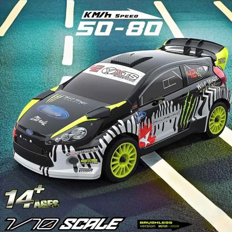 1:10 Competition-Grade Electric Brushless High-Speed Rally Car - LF10