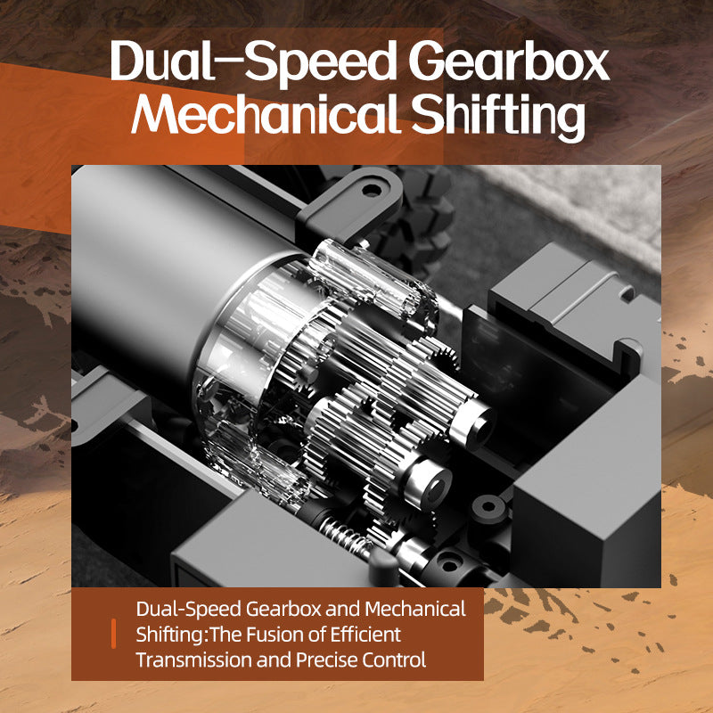 1/18 Unimog Simulation Six-Wheel Drive Suspension Carbon Brush Truck 15km/h - JJY5