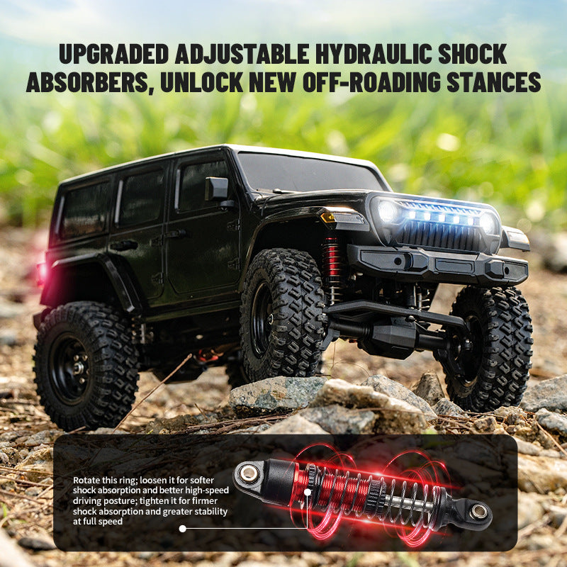 1/18 scale replica Jeep Wrangler shock absorber four-wheel drive crawler-JJY7