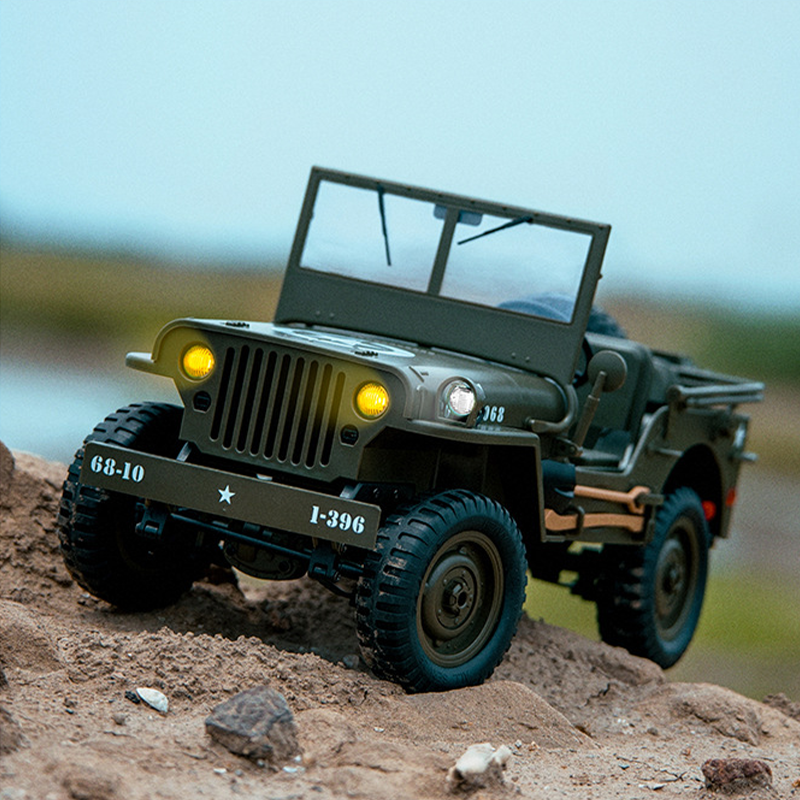 1/10 scale Willys military rock climbing remote control truck-JJY37