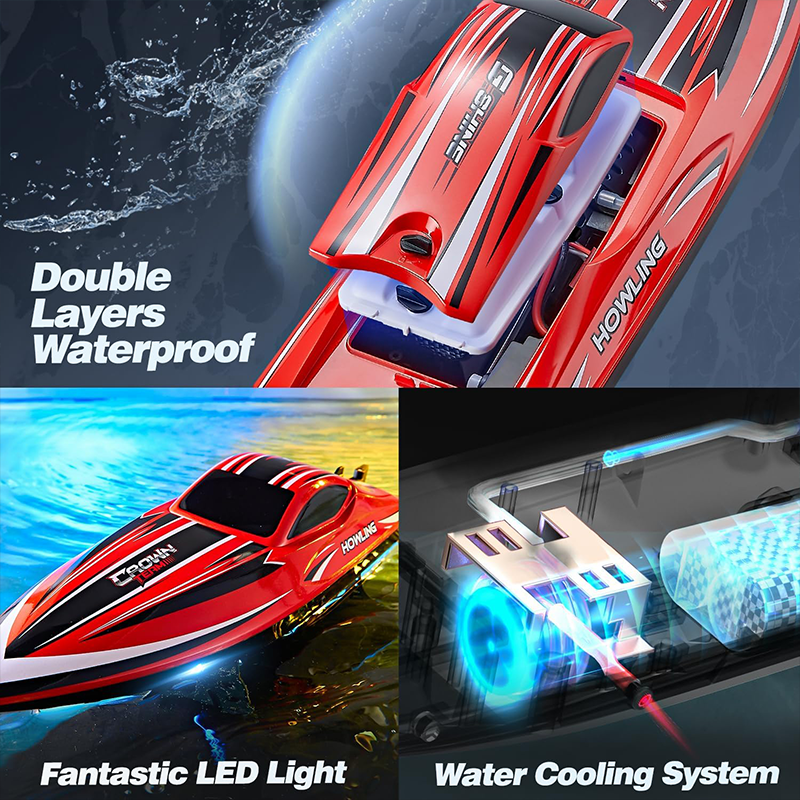 16-inch large brushless remote-controlled boat, 55 km/h