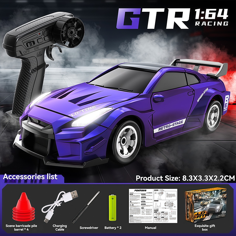 1:64 Desktop Mini NANO-TTR Racing Car