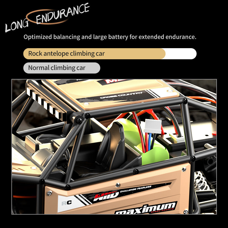 1/18 4WD Tubular Frame Remote Control 370 Motor Crawler - JJY12