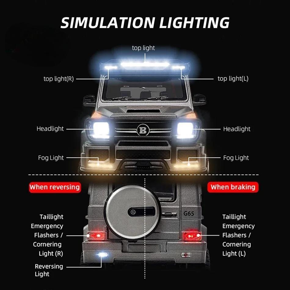1:24 Alloy Brabus 4WD Crawler - SGY30