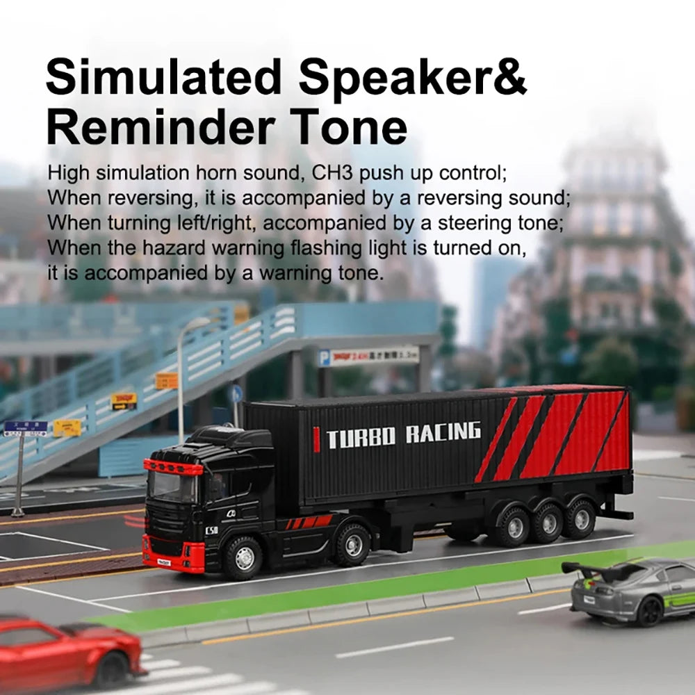 1:76 Remote Control Semi-Trailer Truck P81 10-Channel - TCY12