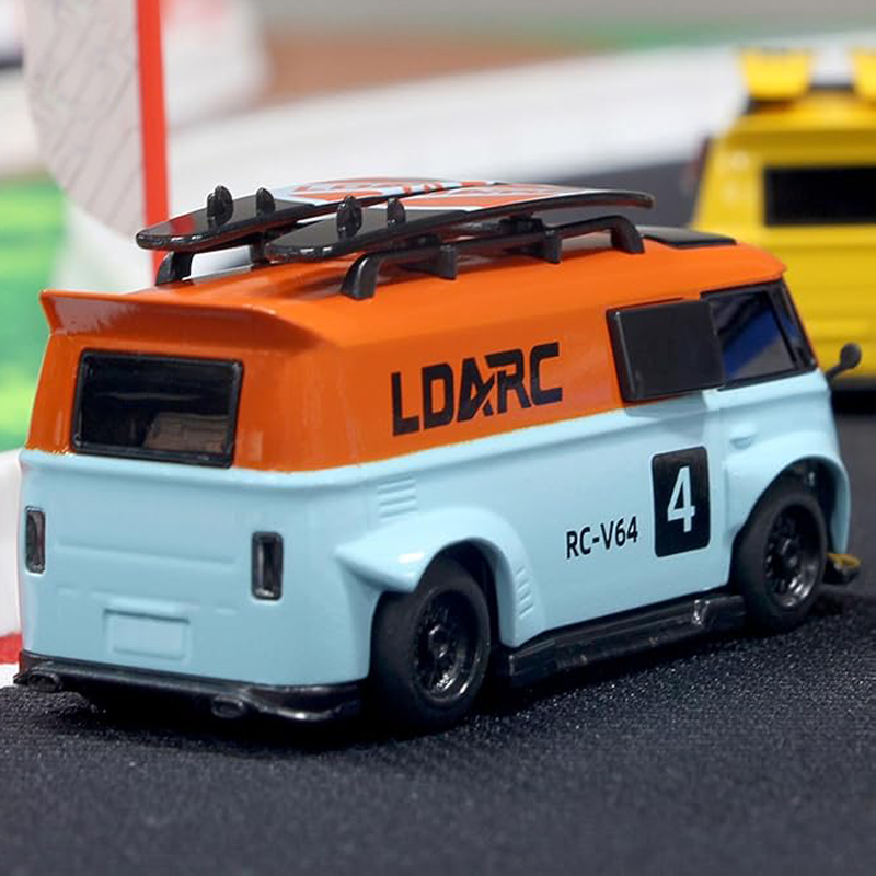 2.4Ghz 1:64 scale mini RC sports car with DIY interchangeable body shells