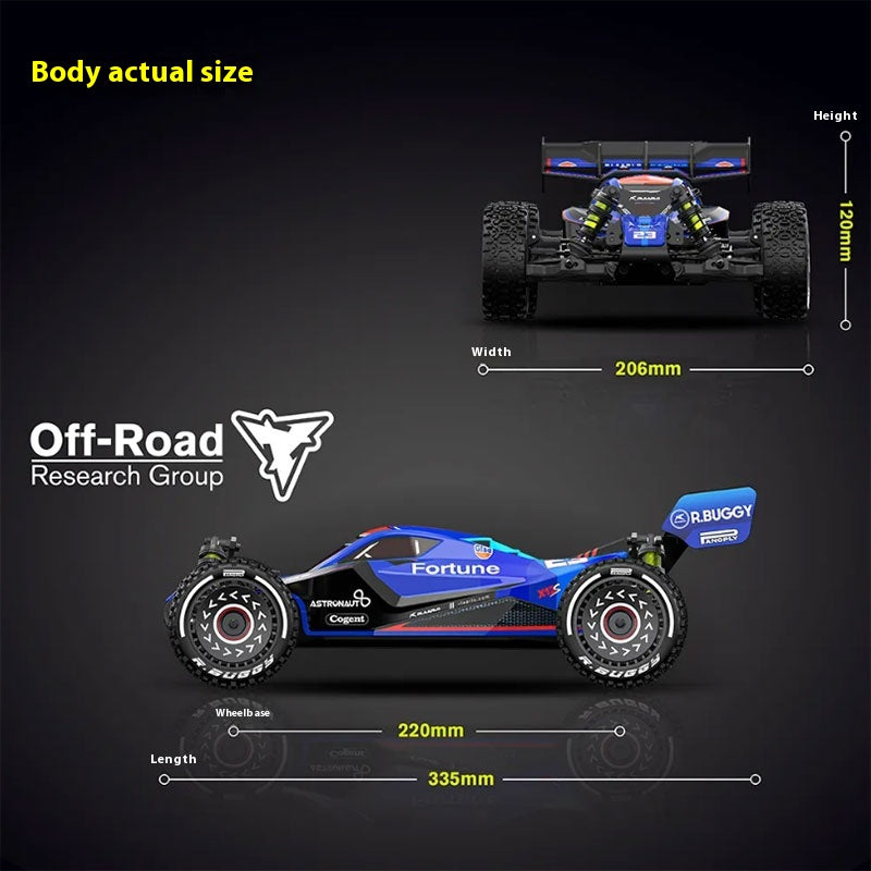 1:12 scale, 90 km/h brushless rally desert racing car - LLN01