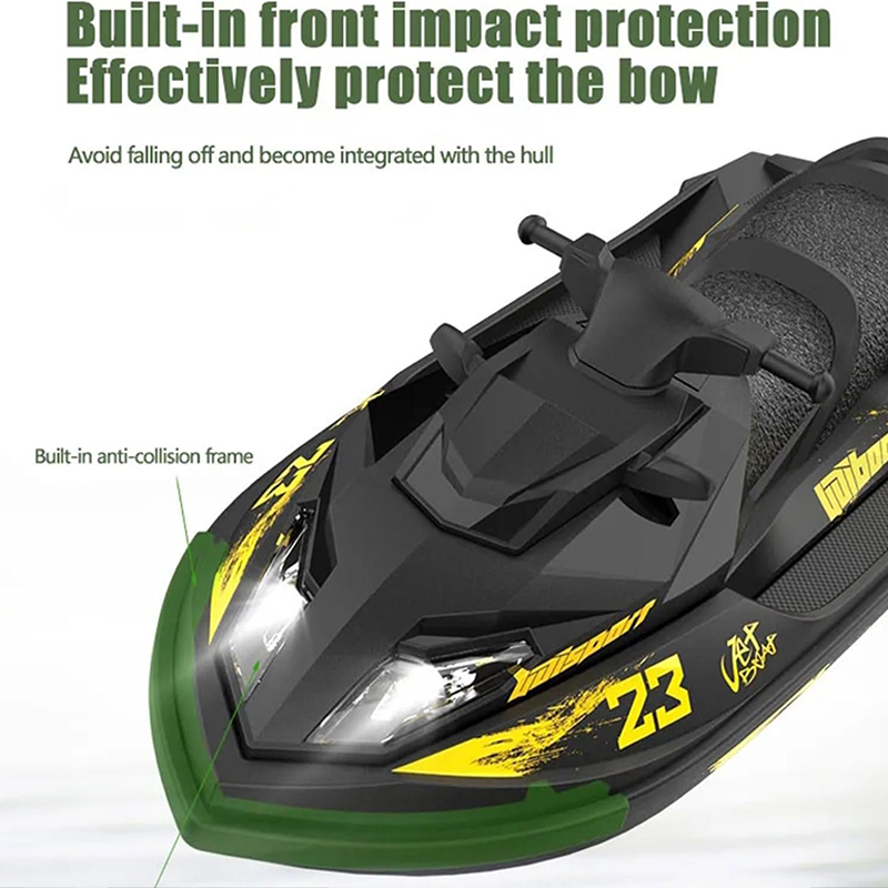 2.4GHz brushless remote-controlled turbojet motorboat, 25 km/h