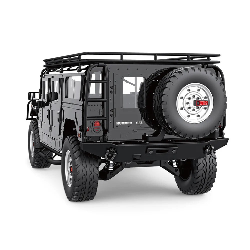 1/10 Scale 16-Channel Metal Chassis Hummer RC Crawler - HGR01