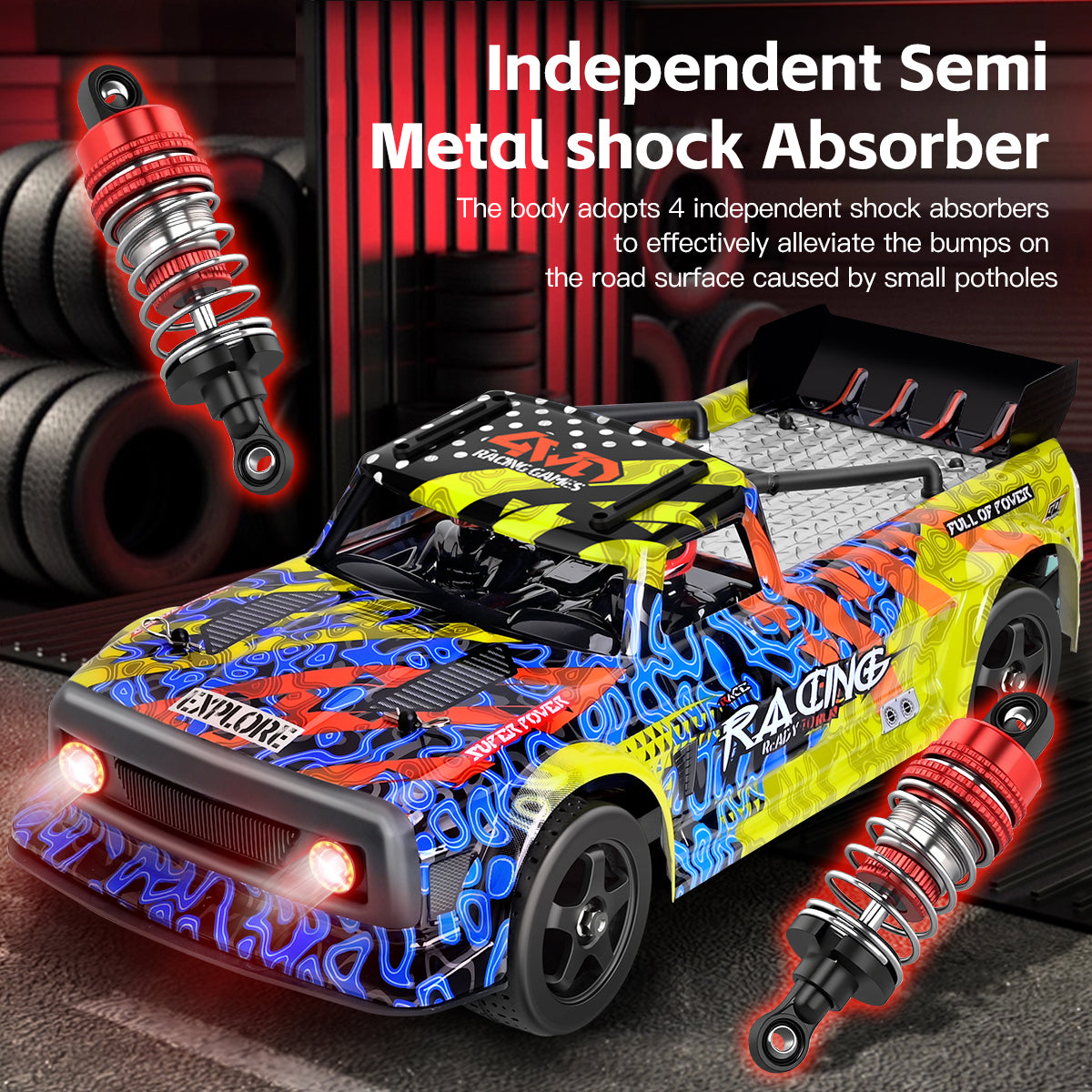 1/12 2.4G Brushless Motor Remote Control High-Speed Car 60 km/h - WLY13