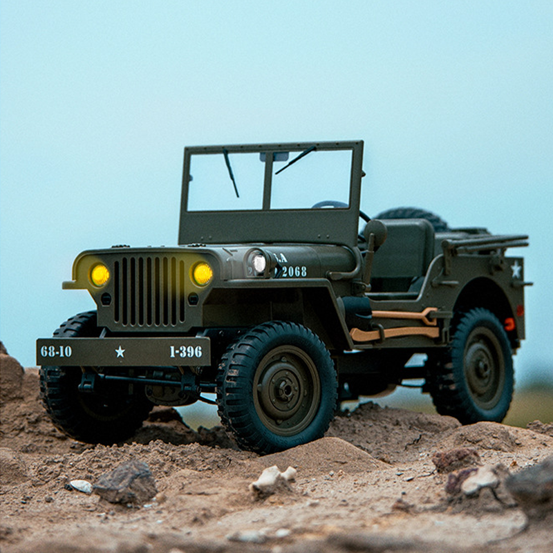 1/10 scale Willys military rock climbing remote control truck-JJY37