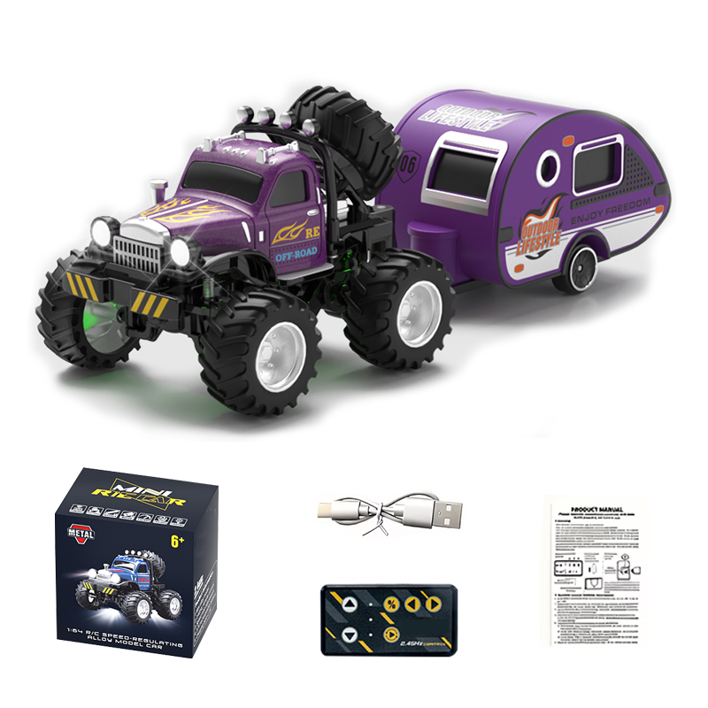 New 1:64 Alloy Remote Control Mini Car - JJY39