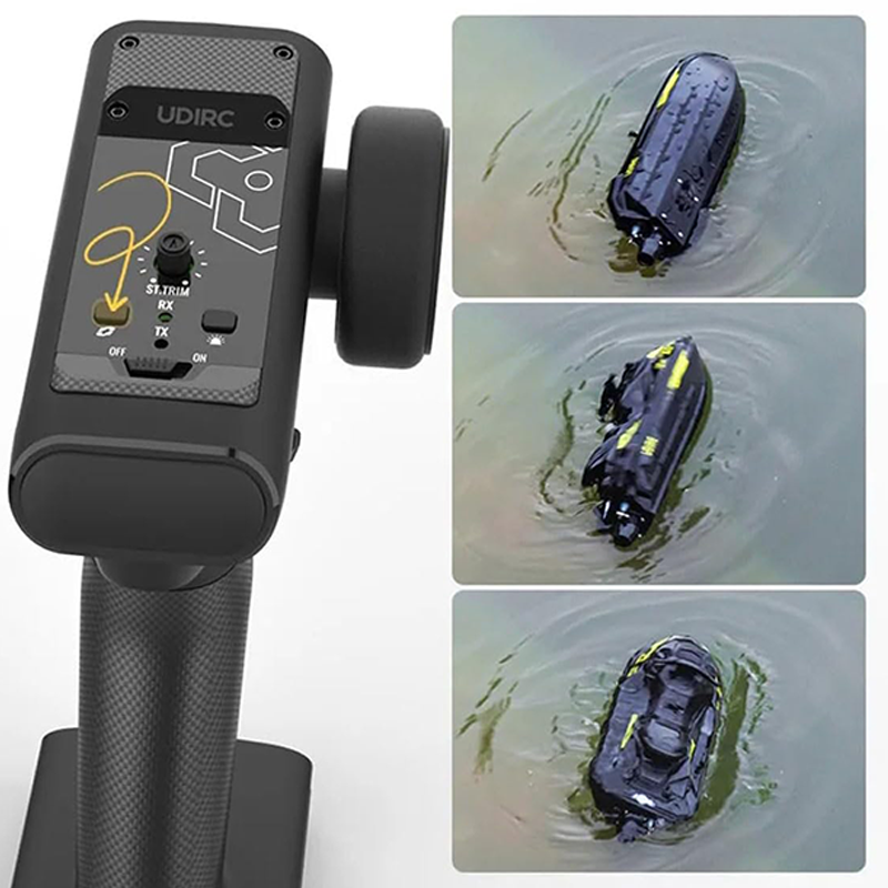 2.4GHz brushless remote-controlled turbojet motorboat, 25 km/h