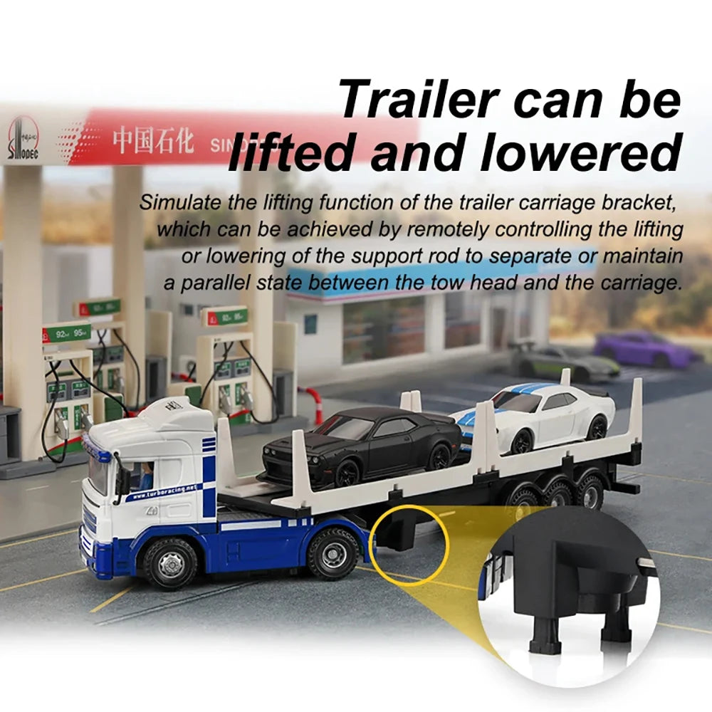 1:76 Remote Control Semi-Trailer Truck P81 10-Channel - TCY12