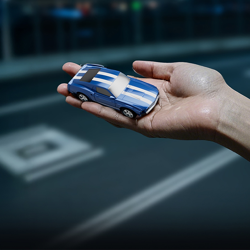 1/64 scale professional rear-wheel drive gyroscope drift Mustang retro car - LS1