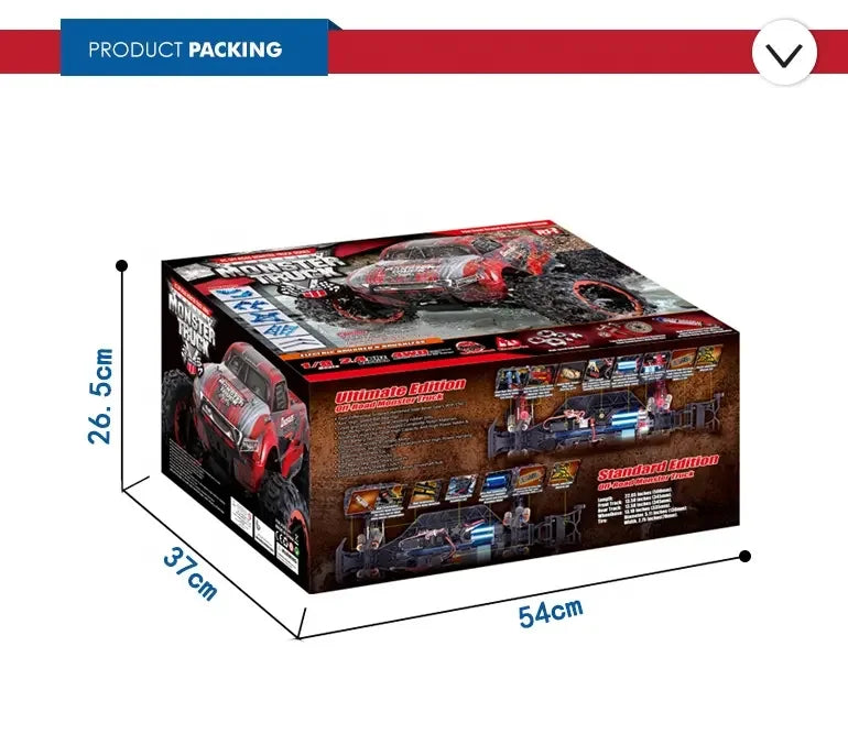 1/8 Dual Motor Remote Control Monster Truck - SGY11