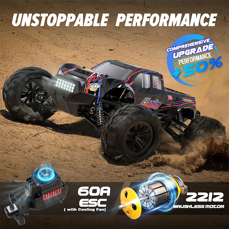 1/10 Fast Brushless RC Car, 62+KMH