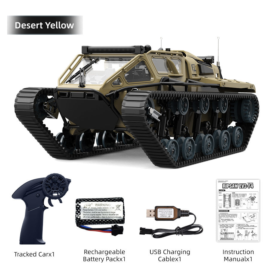 1:12 Military Tracked Off-Road Remote Control Tank - JJY38