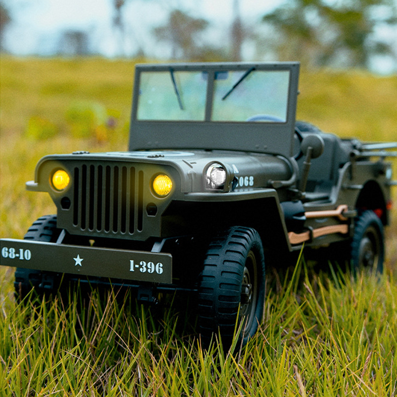 1/10 scale Willys military rock climbing remote control truck-JJY37