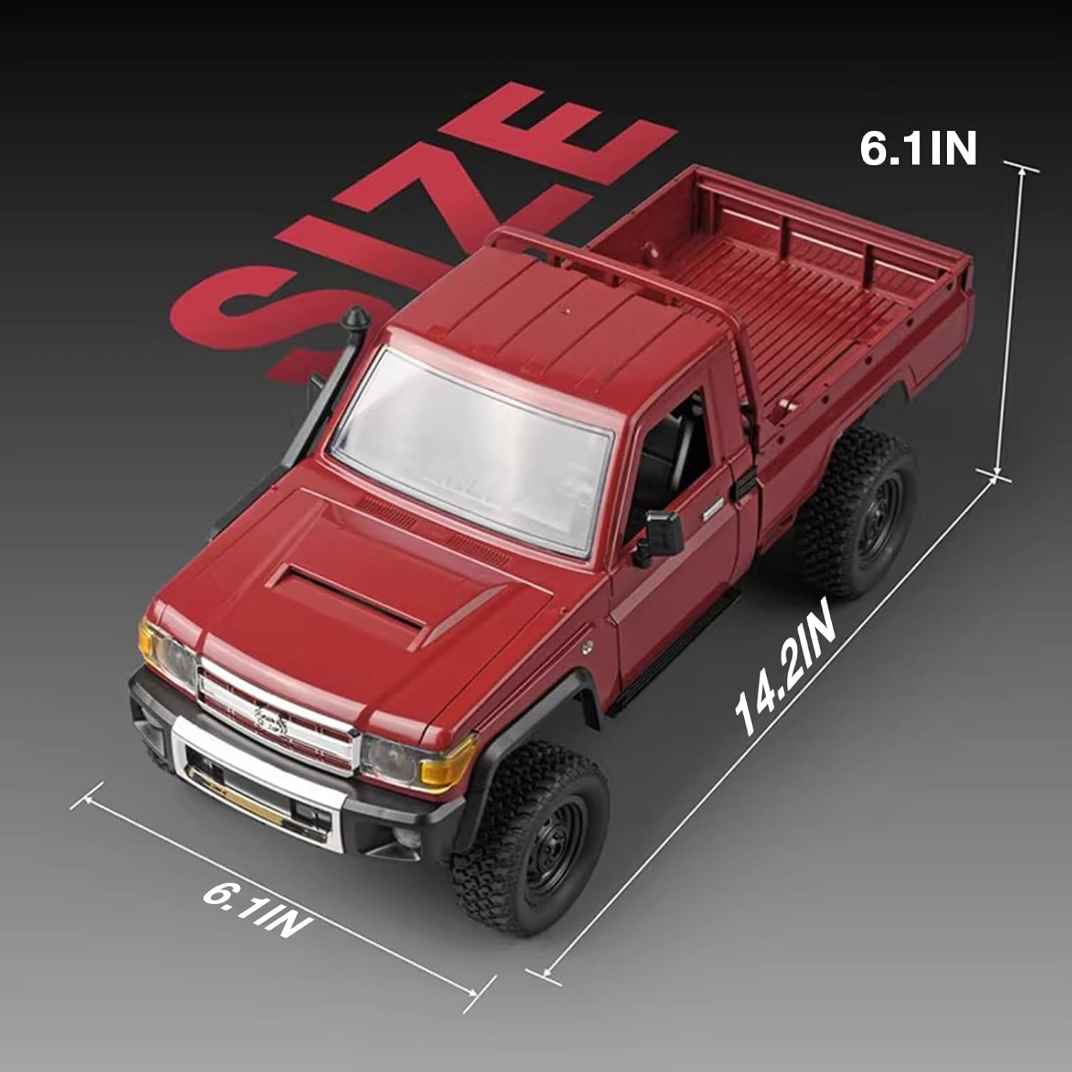 1/12 4x4 Toyota LC79 Off-Road Remote Control Pickup Truck - JJY35