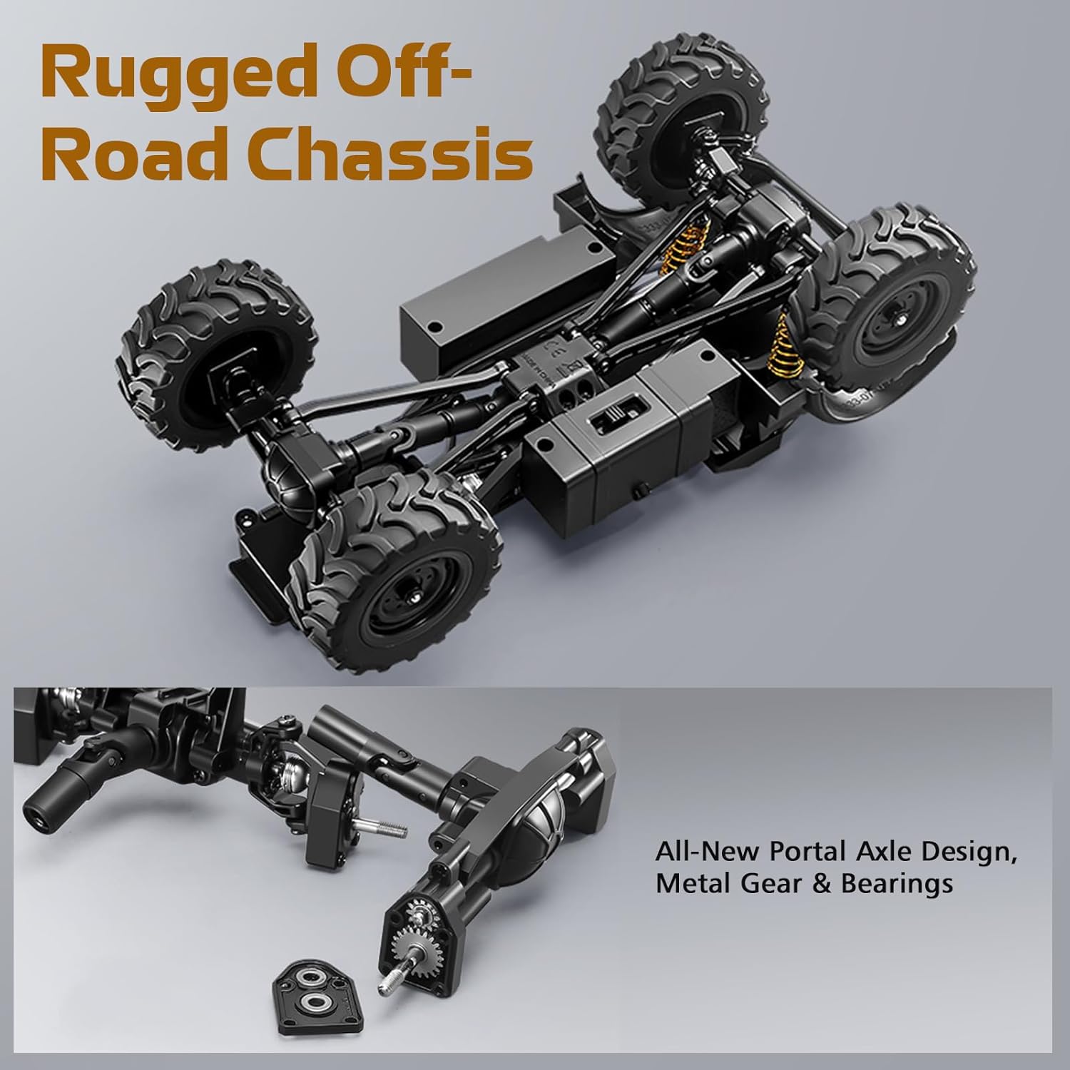 1/18 Alloy Off-Road Remote Control Climbing Transport Vehicle - JJY25