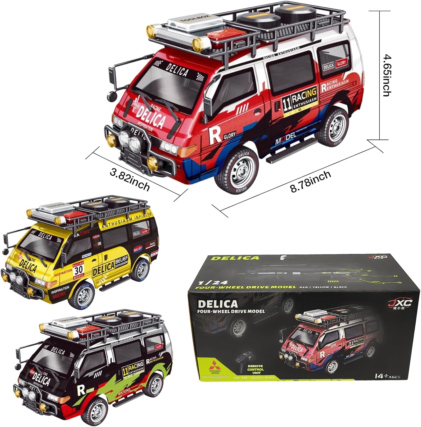 1/24 scale Mitsubishi Delica remote control car - SGY39