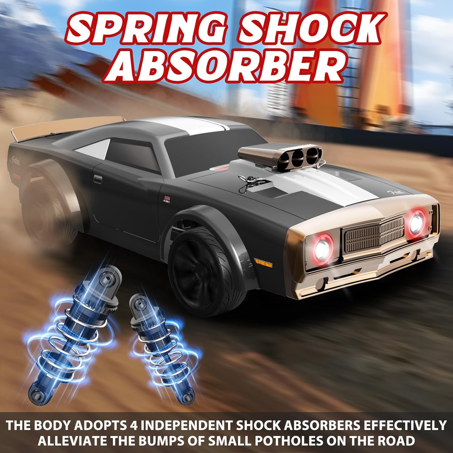 1/16 Muscle Remote Control Drift Car, 38 km/h - SGY34