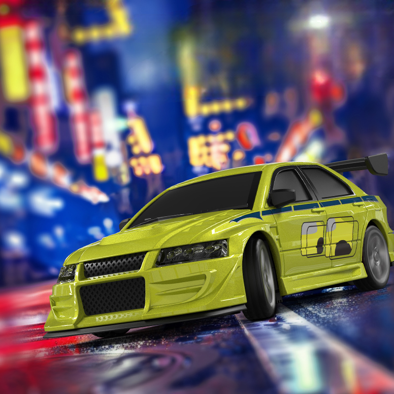 1/76 Flat-ground Racing Mini RTR Remote Control Car - TCY76