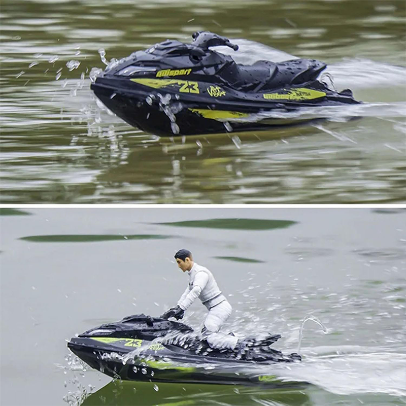 2.4GHz brushless remote-controlled turbojet motorboat, 25 km/h
