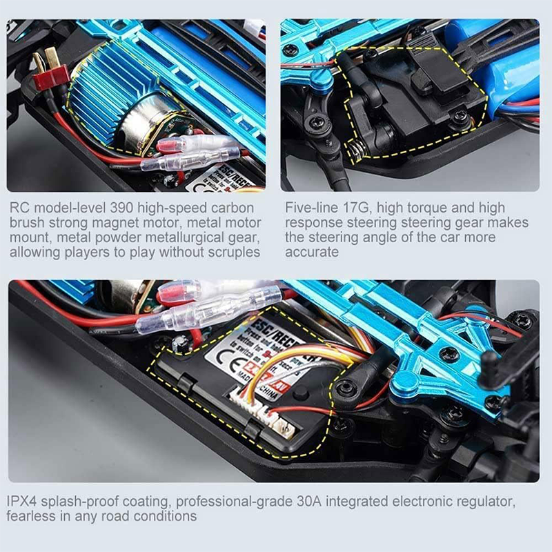 1:16 4WD Off-Road Remote Control High-Speed Car - SGY37