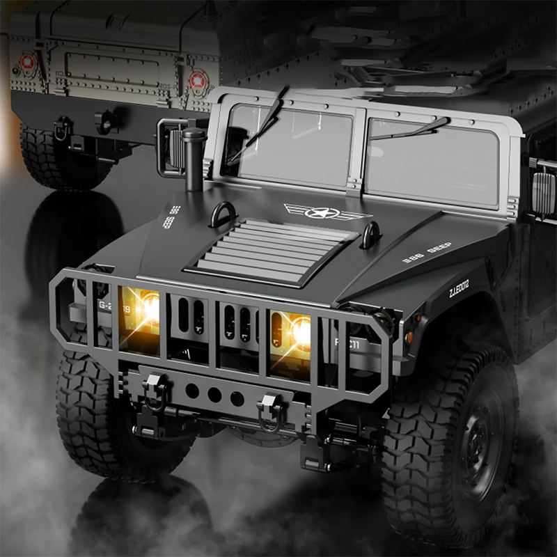 1:14 Alloy Climbing Military Remote Control Truck-JJY32