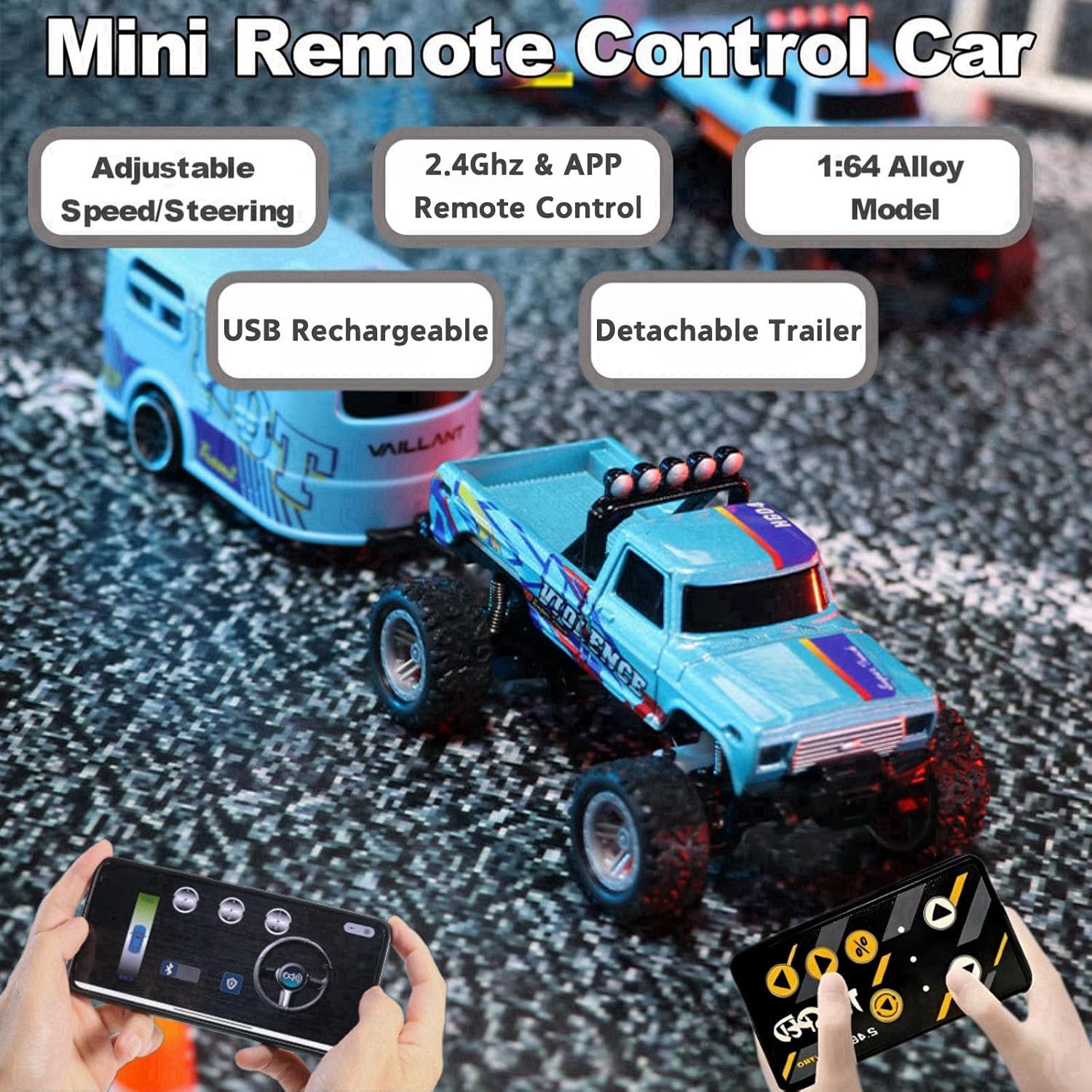 1:64 scale remote control monster truck - TCY02