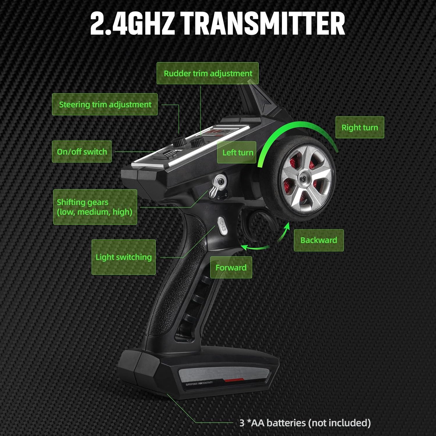 1:16 scale Dodge muscle police car, 35 km/h - SGY33