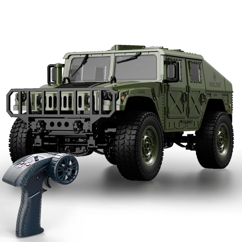 1:14 Alloy Climbing Military Remote Control Truck-JJY32