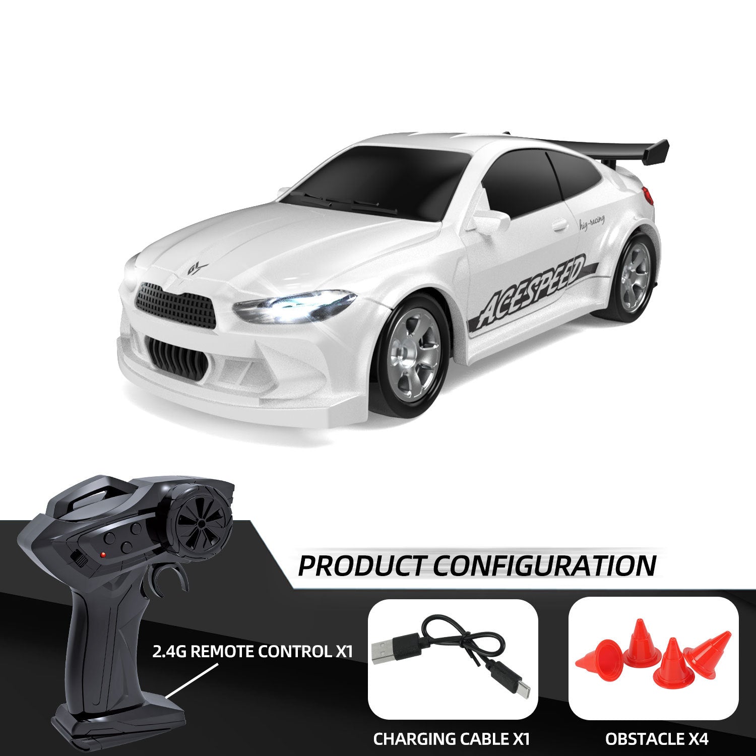 1/64 Desktop Stunt Remote Control Drift Car - TCY04