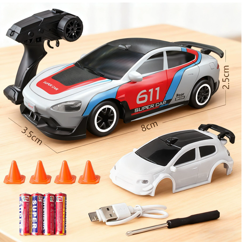 1:64 Desktop Mini NANO-TTR Racing Car