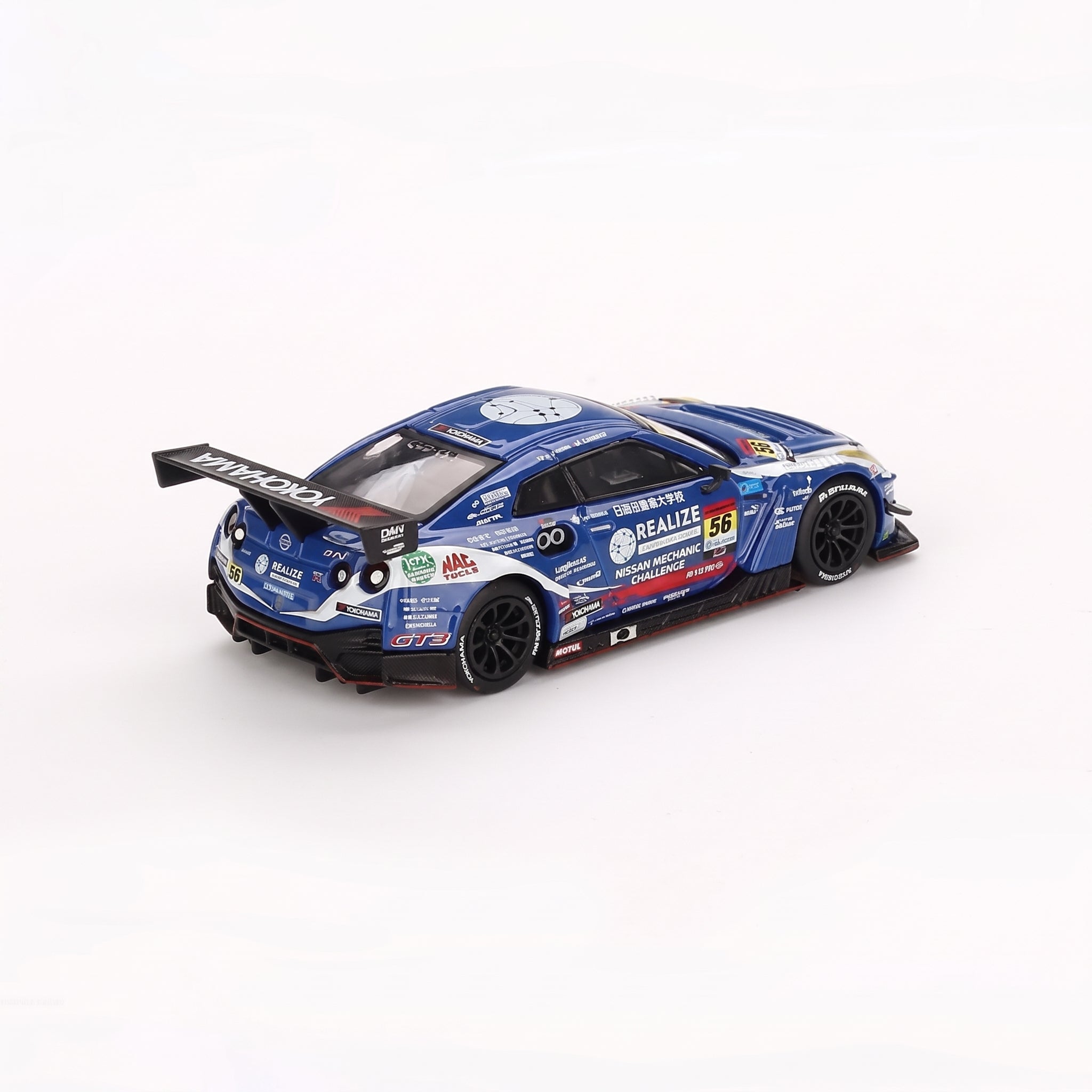 1/64 Scale  GTR GT3 Modified RC Car (Nihon Automobile College Livery) - CM02